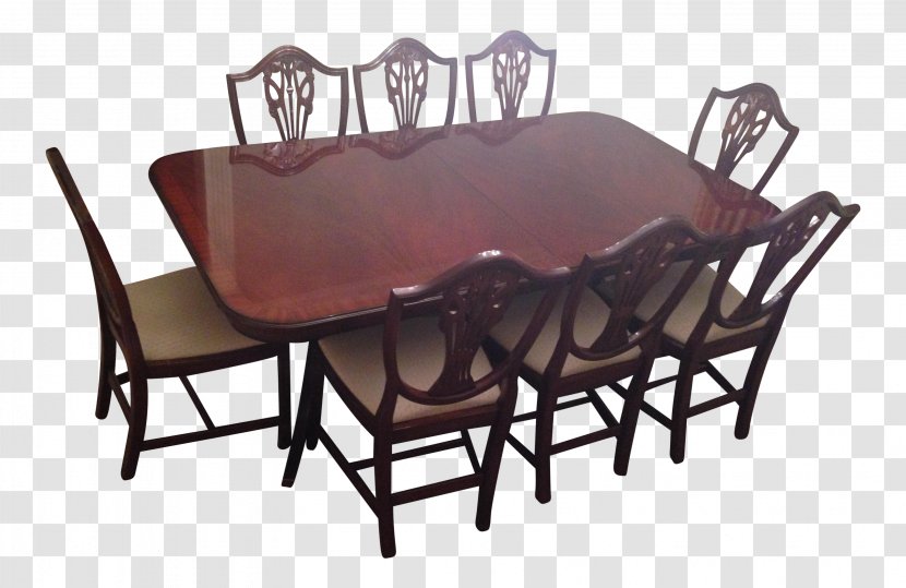Table Chair Rectangle Transparent PNG