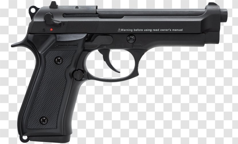Beretta M9 92 Semi-automatic Pistol - 40 Sw - Handgun Transparent PNG
