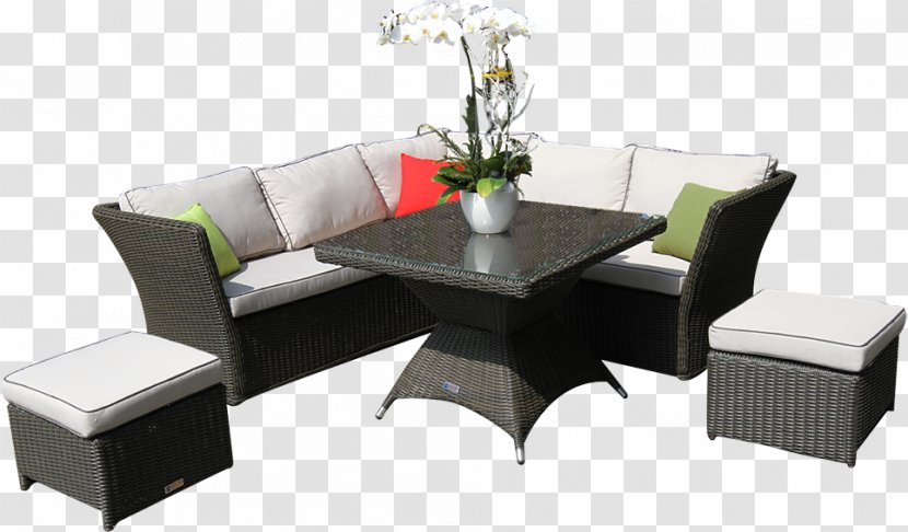 Couch Coffee Tables Wicker Furniture Cushion - Table - Four Corner Transparent PNG