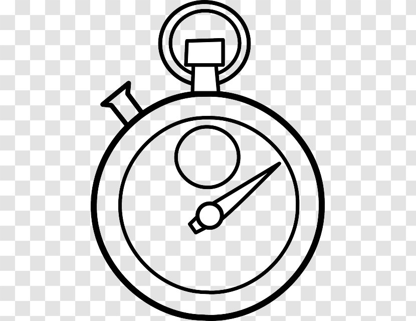 Clip Art Chronometer Watch Chronograph Stopwatch Vector Graphics - Symbol - Funny Clock Transparent PNG
