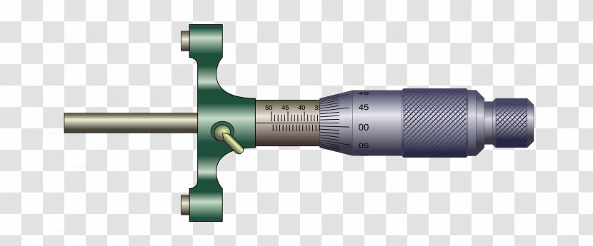 Micrometer Calipers Millimeter Measurement Measuring Instrument - Screw Thread Transparent PNG