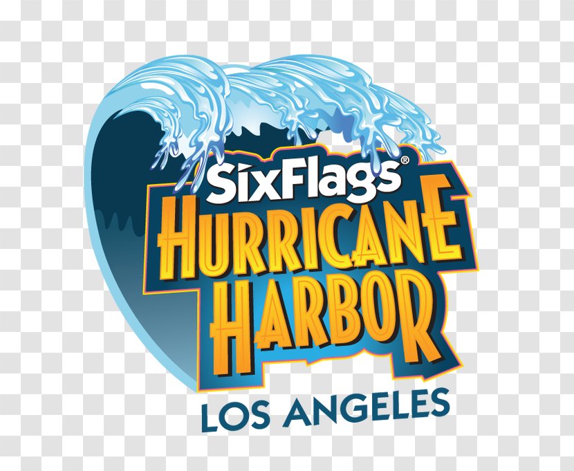 Six Flags Hurricane Harbor Logo Brand Font - Disney Photopass - California Discount Tickets Transparent PNG