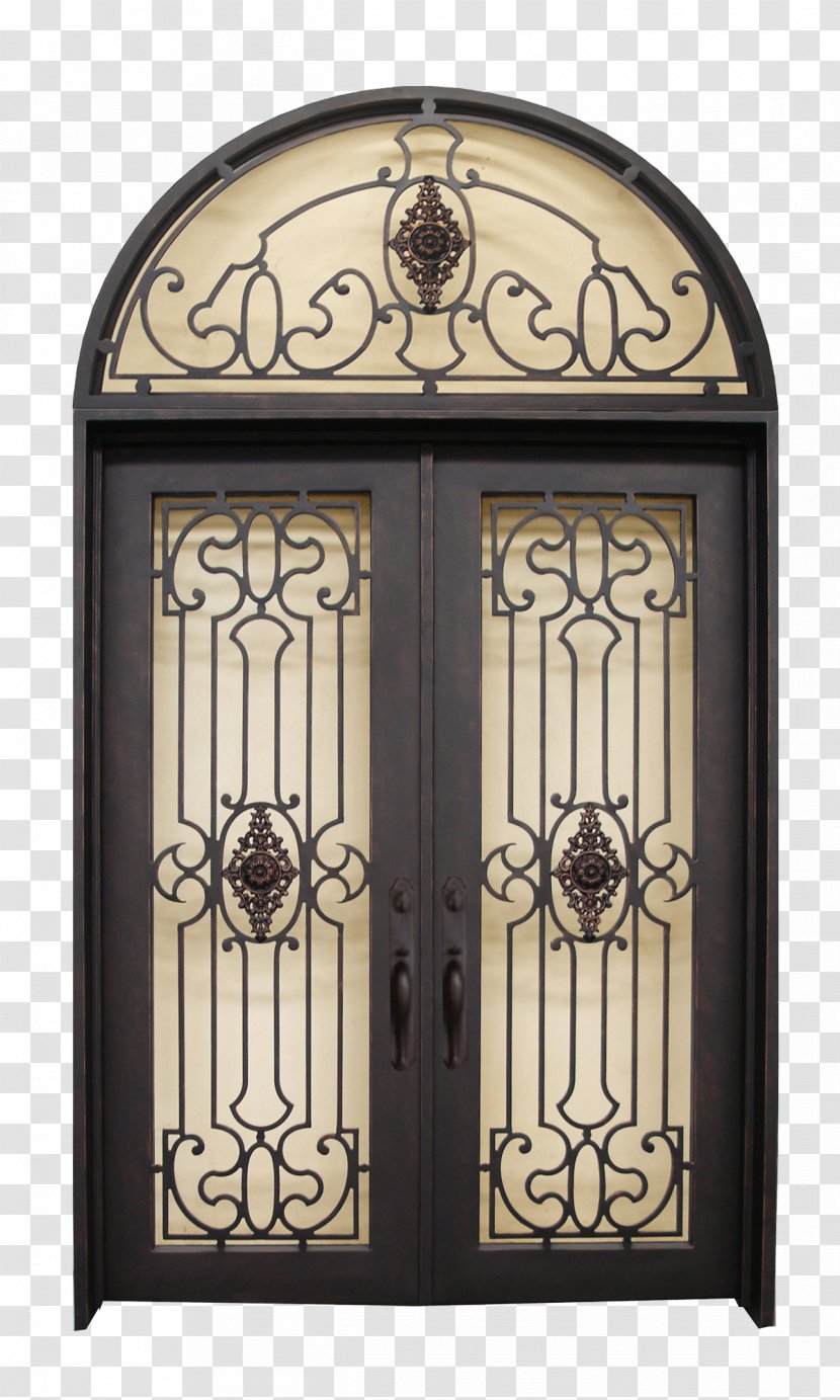 Door Sidelight Transom Arch Iron Transparent PNG