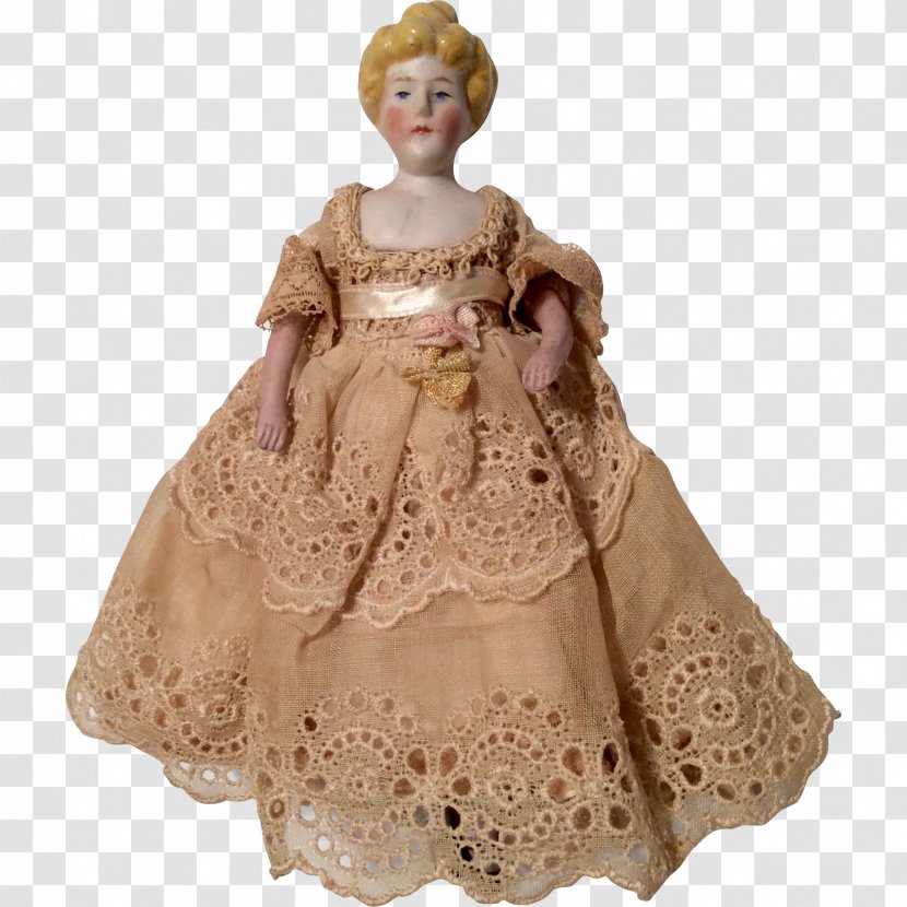 Costume Design Gown Beige - Outerwear - Bisque Doll Transparent PNG