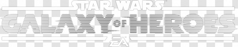 Star Wars: Galaxy Of Heroes Paper Brand White - Design Transparent PNG