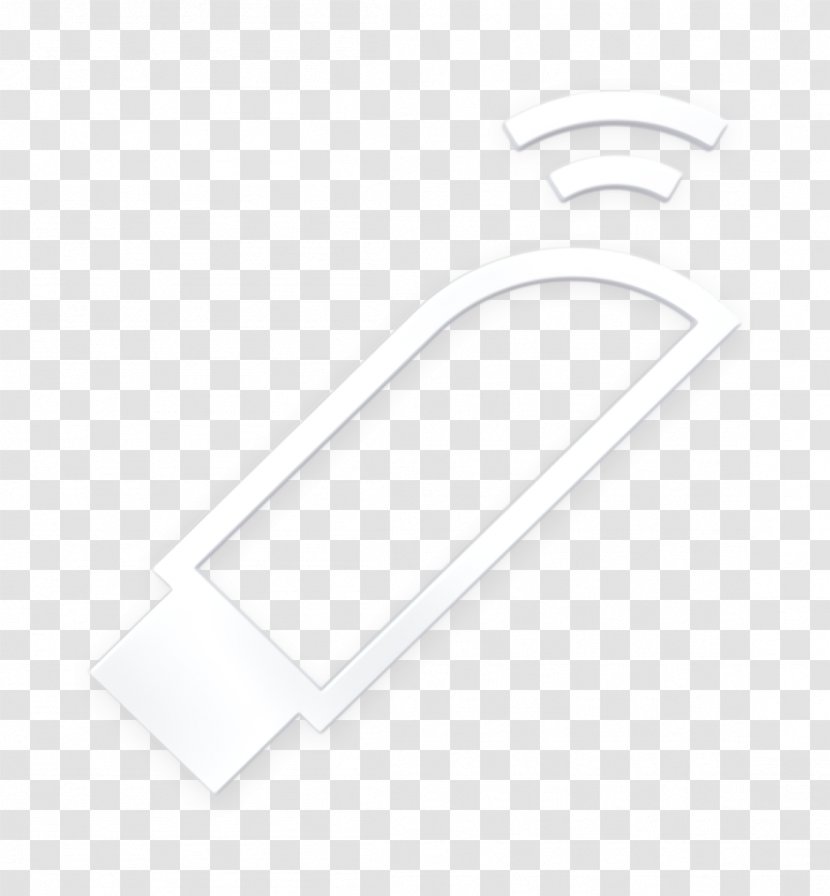 Connector Icon Dongle Hardware - Transfer - Blackandwhite Symbol Transparent PNG