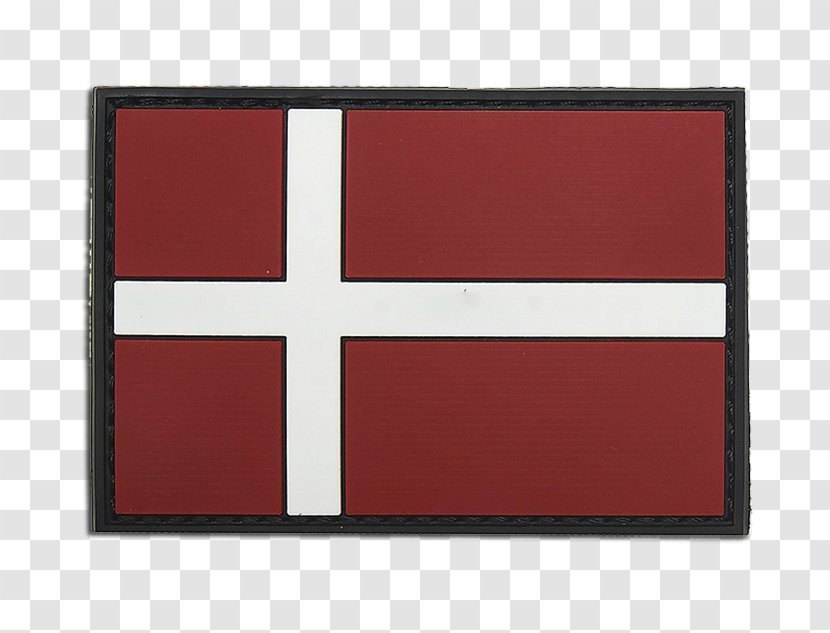Flag Of Denmark Patch Croatia Danish - Embroidery Transparent PNG
