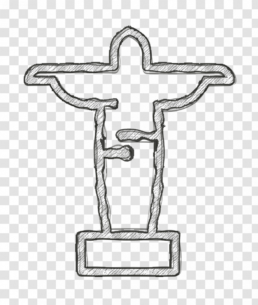 Monuments Icon Christ The Redeemer Icon Brazil Icon Transparent PNG
