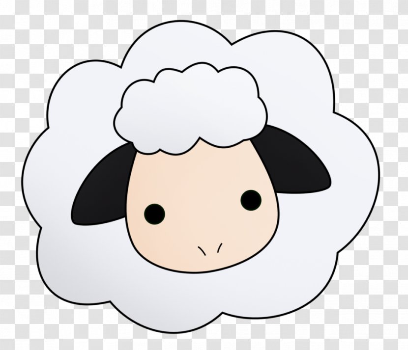 Clip Art Product Flower Character Ear - Nose - Sheep Pasture Transparent PNG