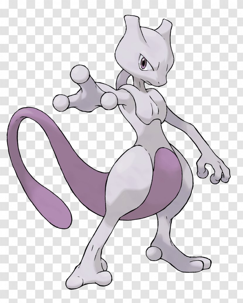 Pokemon Black & White Shining Legends Mewtwo-GX #78 Video Games - Watercolor - Umpire Transparent PNG
