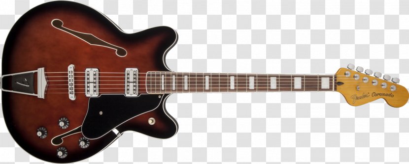 Fender Coronado Starcaster Stratocaster Precision Bass Telecaster - Electronic Musical Instrument - Guitar Transparent PNG