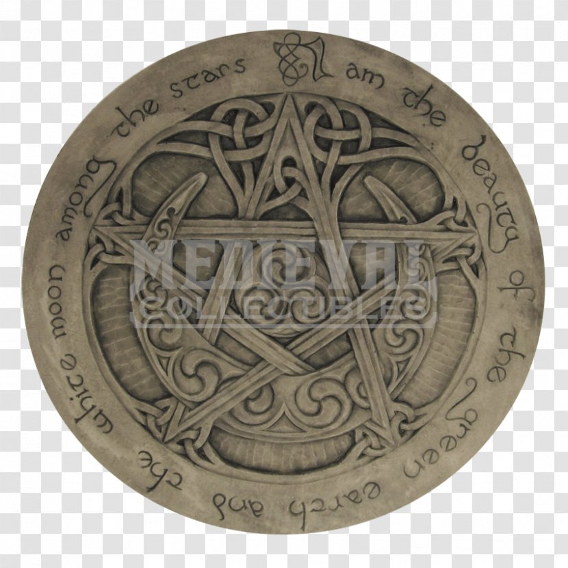 Pentacle Wicca Pentagram Cimaruta - Green Man - Seal Of Solomon Transparent PNG