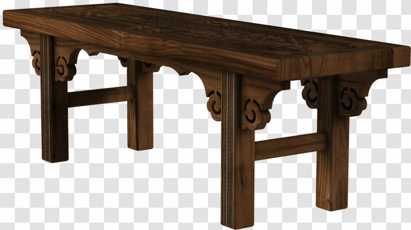 Table Furniture Bench Clip Art - Email - Chinoiserie Transparent PNG
