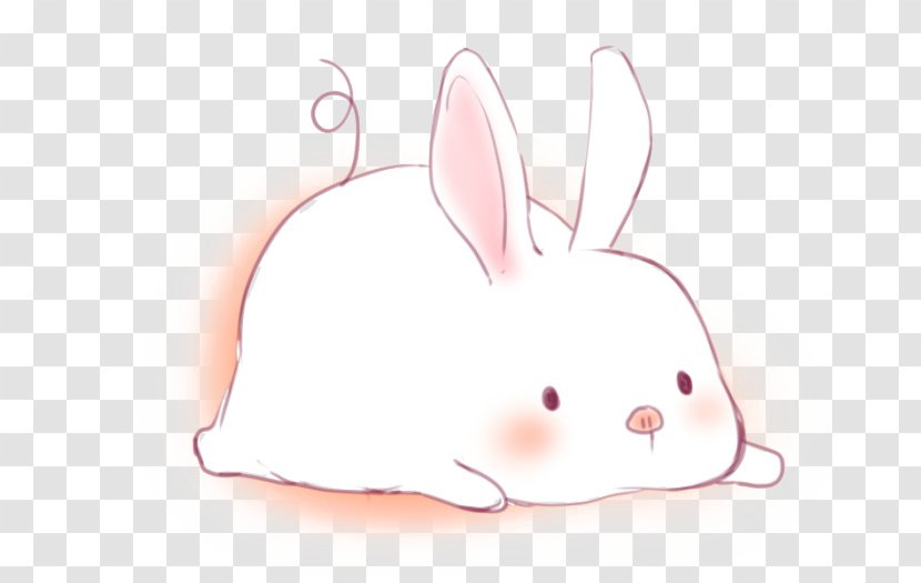 Domestic Rabbit Cartoon Avatar Tencent QQ Cuteness - Cute Little Transparent PNG
