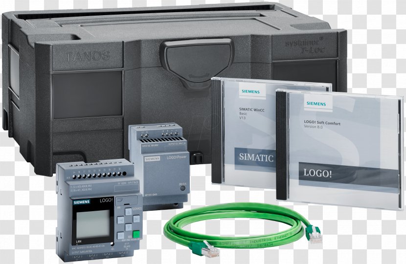 Logo Programmable Logic Controllers WinCC Siemens Simatic Step 7 - Scada - Audio-visual Transparent PNG