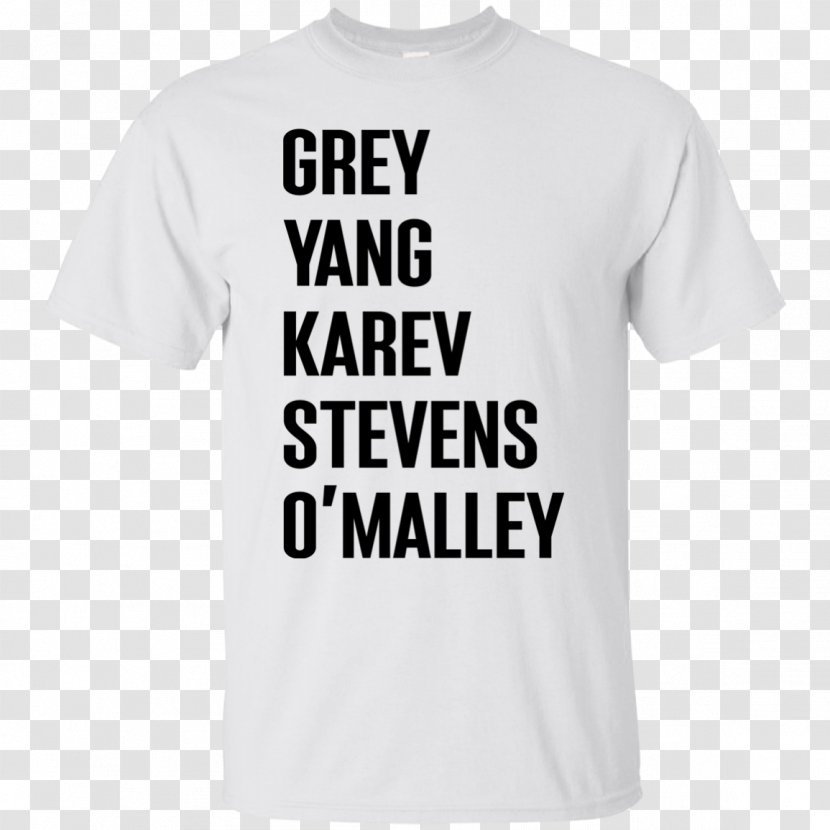 T-shirt Alex Karev Hoodie George O'Malley Izzie Stevens - Shirt - Greys Anatomy Transparent PNG