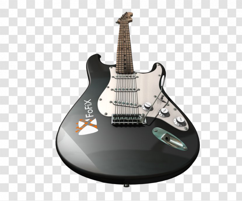 Electric Guitar Acoustic Bass Blender 3D Computer Graphics - Three-dimensional Transparent PNG