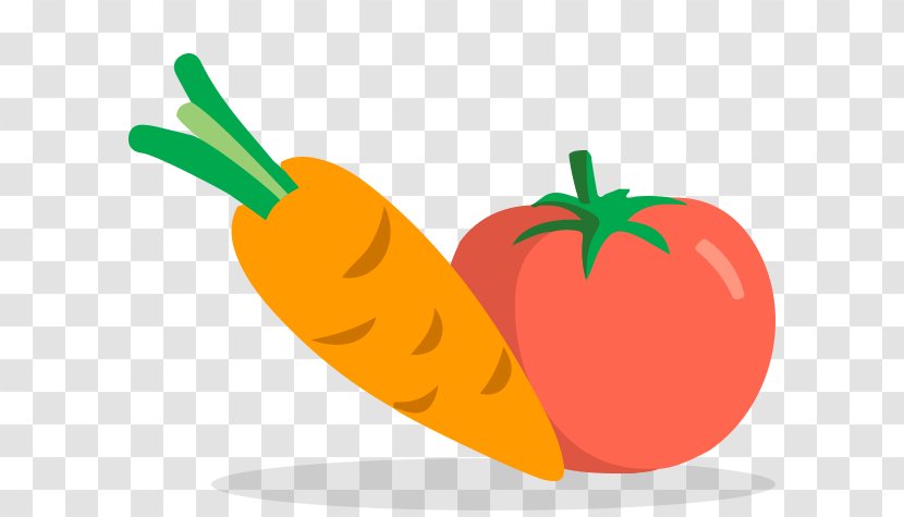 Vegetarian Cuisine Vegetable Clip Art Carrot Fruit - Orange Transparent PNG