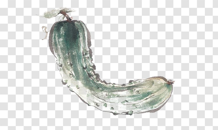 Cucumber Vegetable Grey - Green - A Transparent PNG