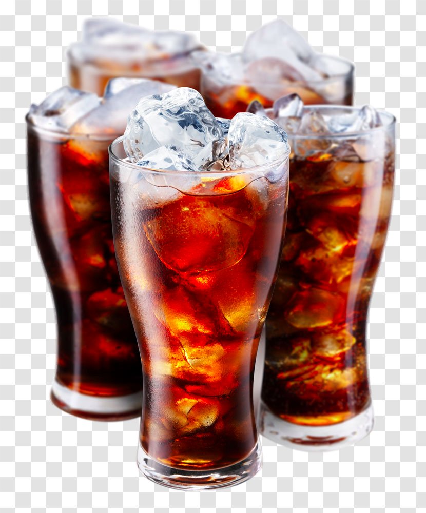 Soft Drink Energy Coca-Cola Diet Carbonated Water - Placed Ice Red Transparent PNG