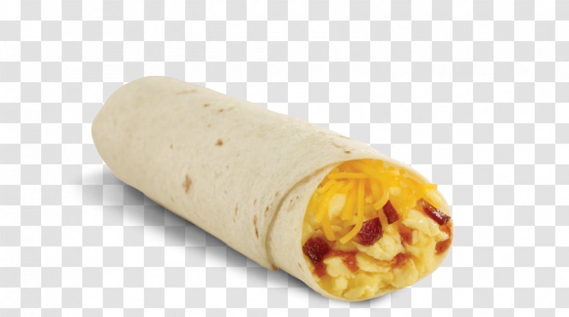 Breakfast Burrito Taco Bacon, Egg And Cheese Sandwich - Wrap Transparent PNG