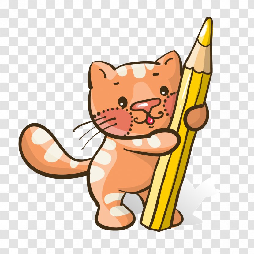 Cat Clip Art Kitten Drawing - Animation - Pencil Transparent PNG