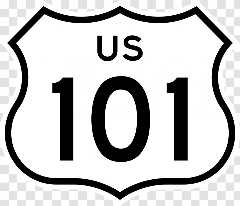 U.S. Route 101 In California State 1 Hollywood Freeway US Numbered Highways - Symbol - Lord Shiva Transparent PNG