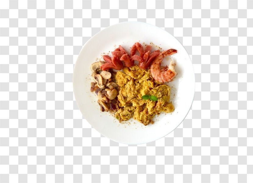 Fried Rice Ham Spanish Cuisine Vegetarian - European Food - Crayfish Transparent PNG