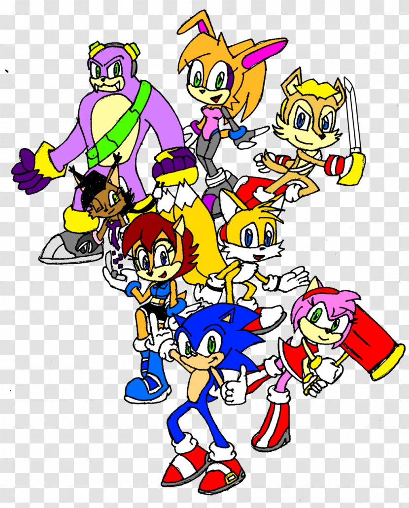 Tails Princess Sally Acorn Sonic The Fighters Freedom Clip Art - Fighter Transparent PNG
