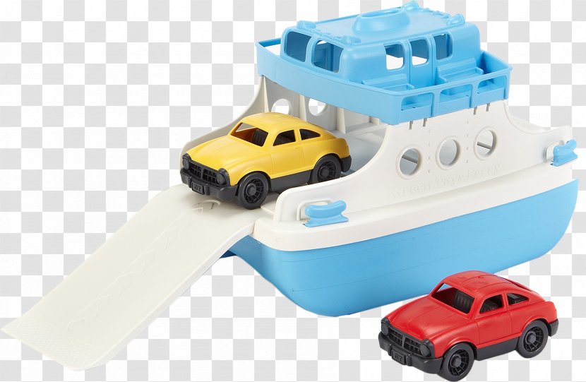 Ferry City Car MINI Cooper Boat - Toy Transparent PNG