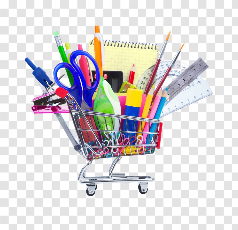 Stock Photography Shopping Cart School Stationery Transparent PNG