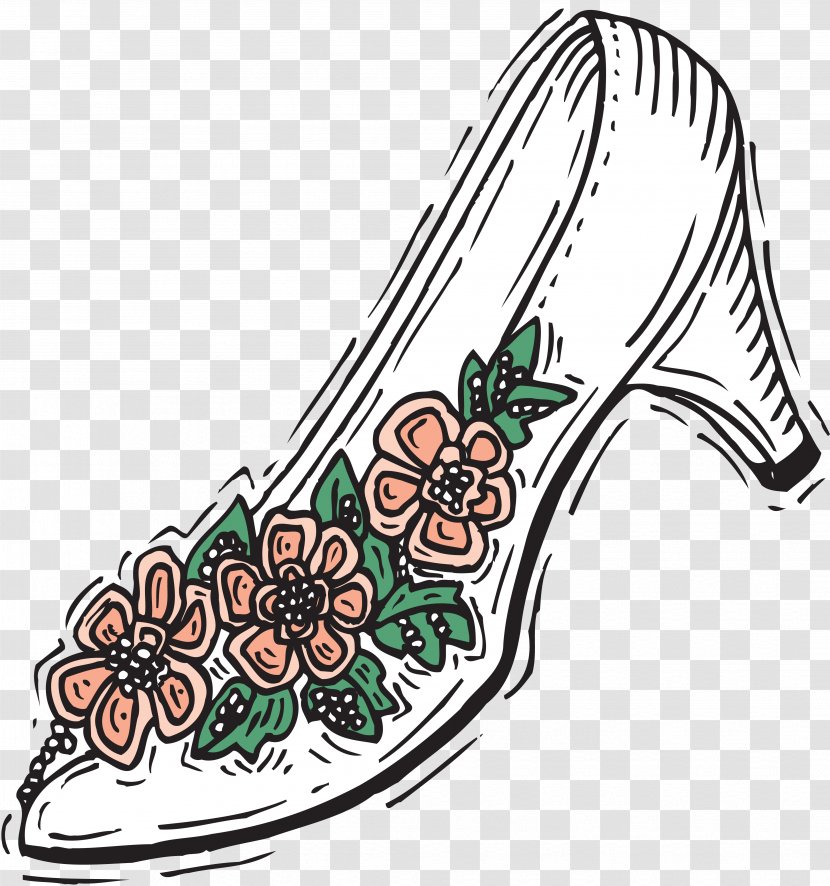 Slipper High-heeled Shoe Footwear Clip Art - Royaltyfree - Heels Transparent PNG