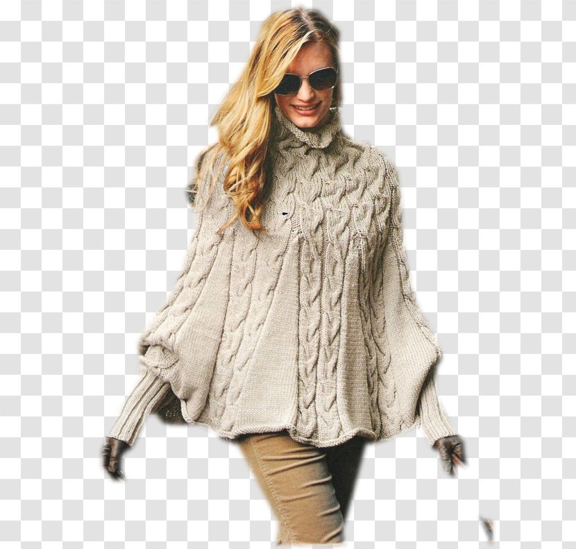 Poncho Sweater Knitting Cape Sleeve - Alleecenter Hamm Transparent PNG