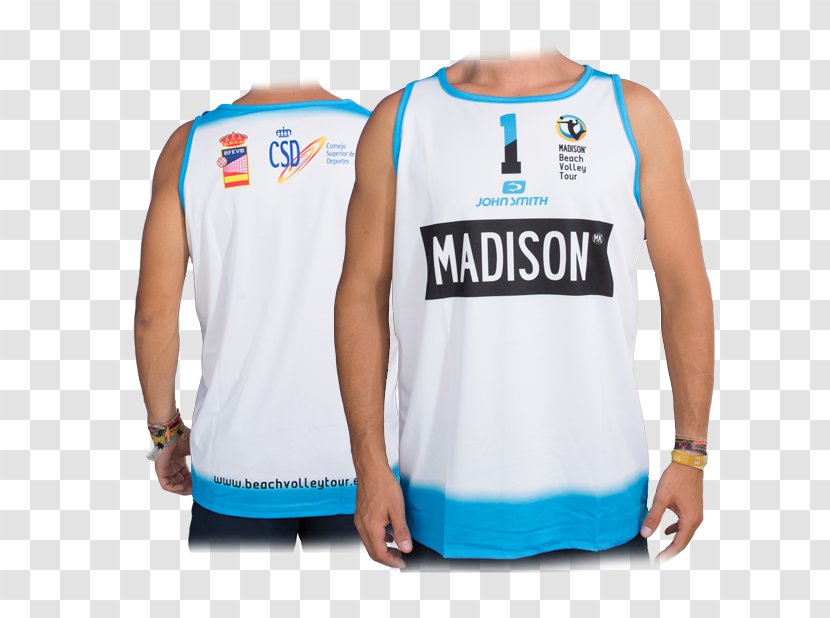 T-shirt Sleeveless Shirt Gilets Madison Avenue - Logo - Beach Volley Transparent PNG