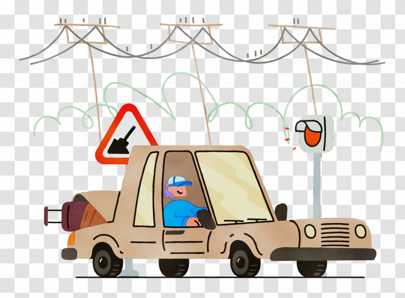 Transport Cartoon Automobile Engineering Transparent PNG