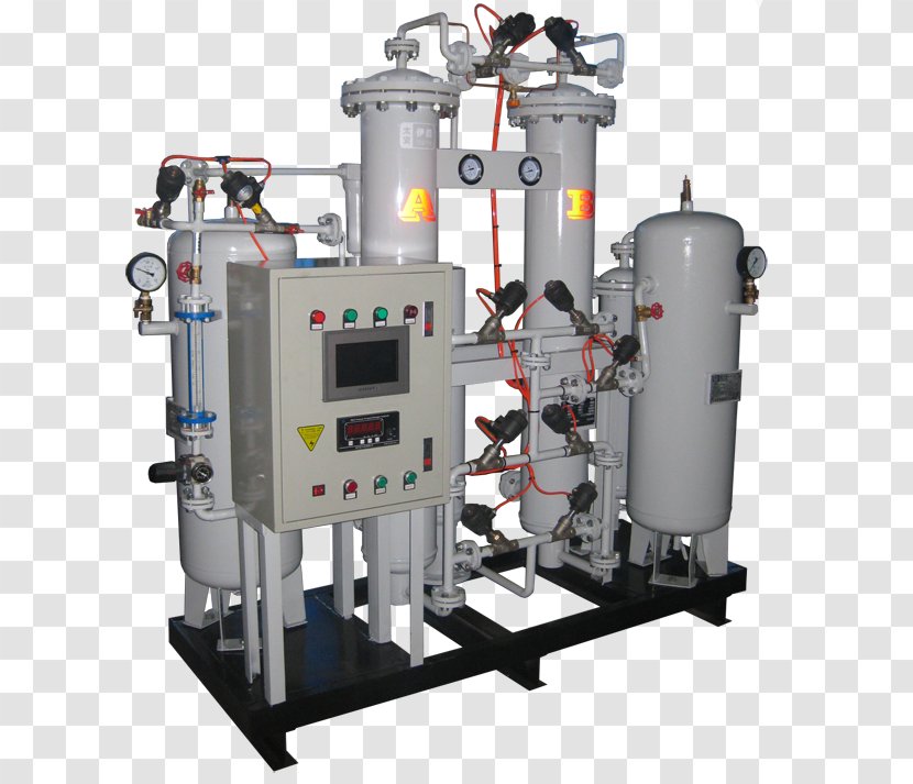 Machine Cylinder System Product Oxygen - Prostatespecific Antigen - Industrial Plants Transparent PNG