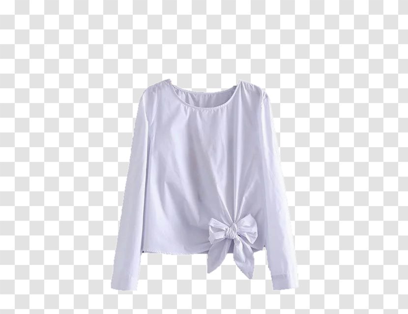 Long-sleeved T-shirt Shoulder Blouse Transparent PNG