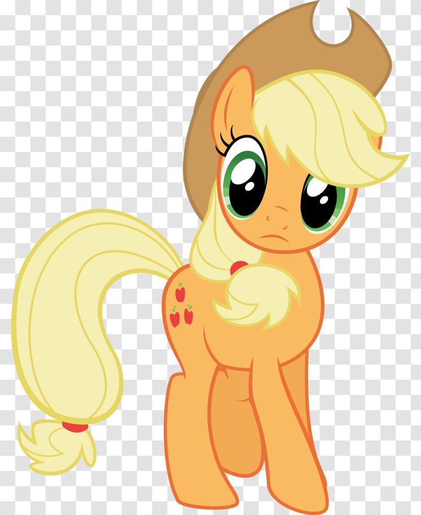 Applejack Fluttershy Pinkie Pie Pony Apple Bloom - Heart - Cartoon Transparent PNG