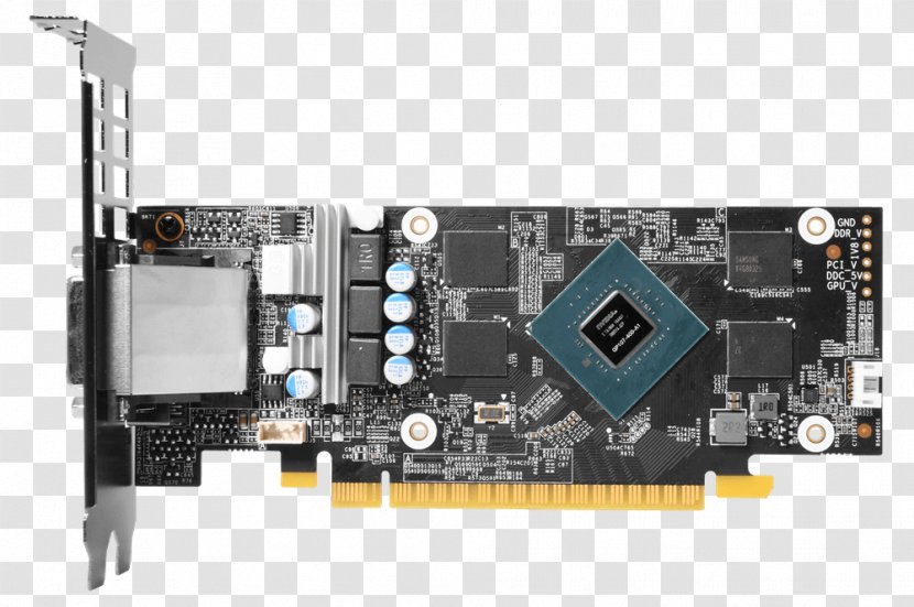 Graphics Cards & Video Adapters NVIDIA GeForce GTX 1050 Ti GDDR5 SDRAM Digital Visual Interface - Conventional Pci - TI Transparent PNG