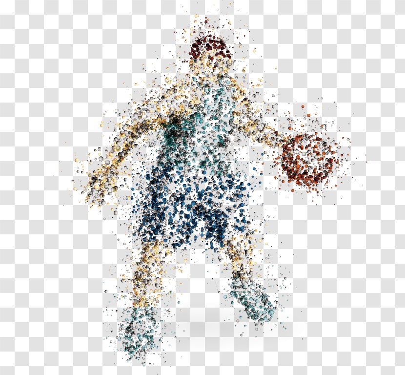 Basketball Player Abstract Art Illustration - Photography - Creative Players Transparent PNG