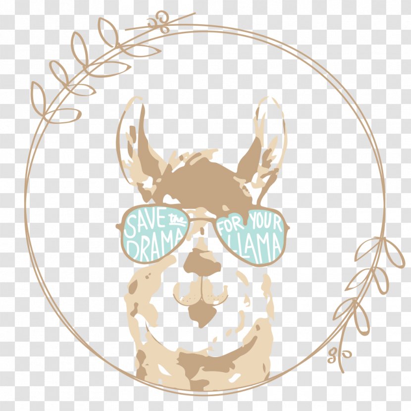Llama Glasses Image Illustration Animal - Amazing Camp Director Transparent PNG