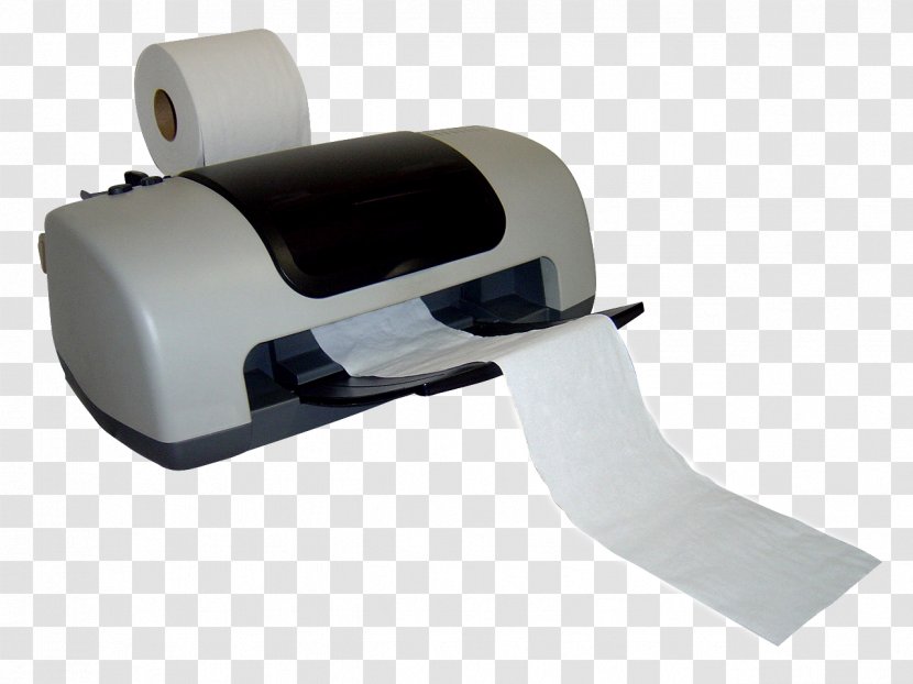 Paper Printer Printing Ink - Toilet Transparent PNG