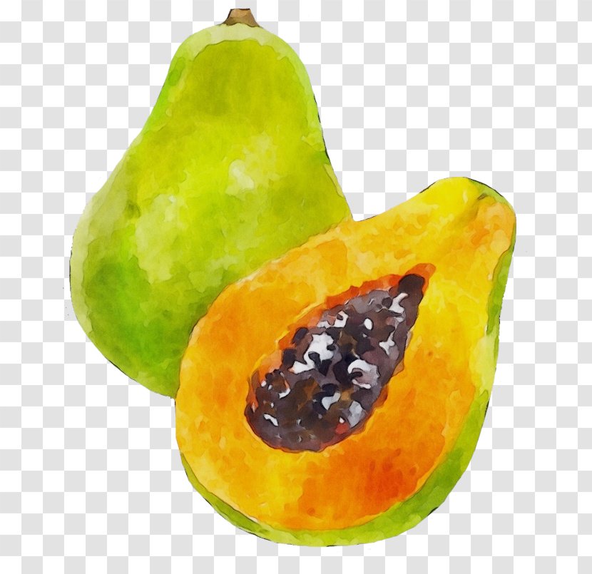 Papaya Pear Fruit Natural Foods Accessory - Tree - Plant Transparent PNG