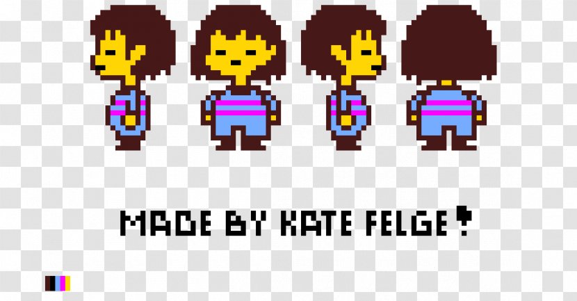 Undertale Sprite Pixel Art - Human Behavior Transparent PNG