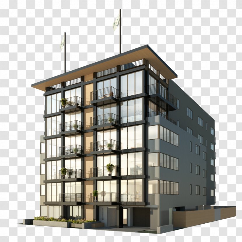 Condominium Apartment House Building Renting - West Seattle Transparent PNG