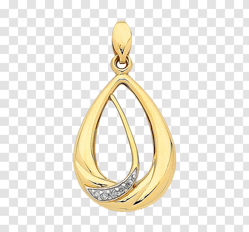 Locket Earring Pendant Gold Jewellery - Fashion Accessory Transparent PNG