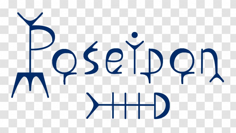 Logo Text Organization Font - Poseidon Transparent PNG