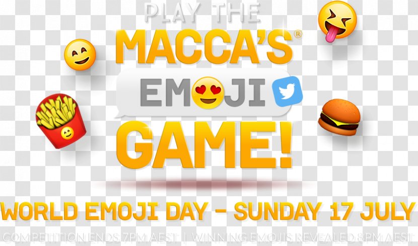 McDonald's Australia Emoji Emoticon - Mobile Phones - Sunday Game Transparent PNG
