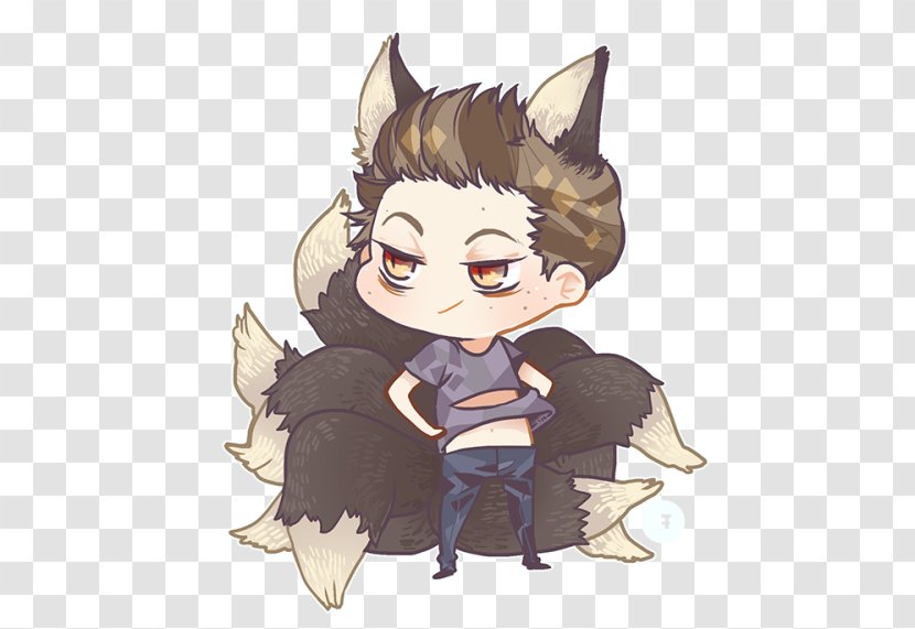 Stiles Stilinski Cat Fan Art Yako Drawing - Cartoon Transparent PNG