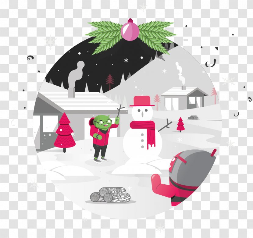 Snow Day - Pink - Play Transparent PNG